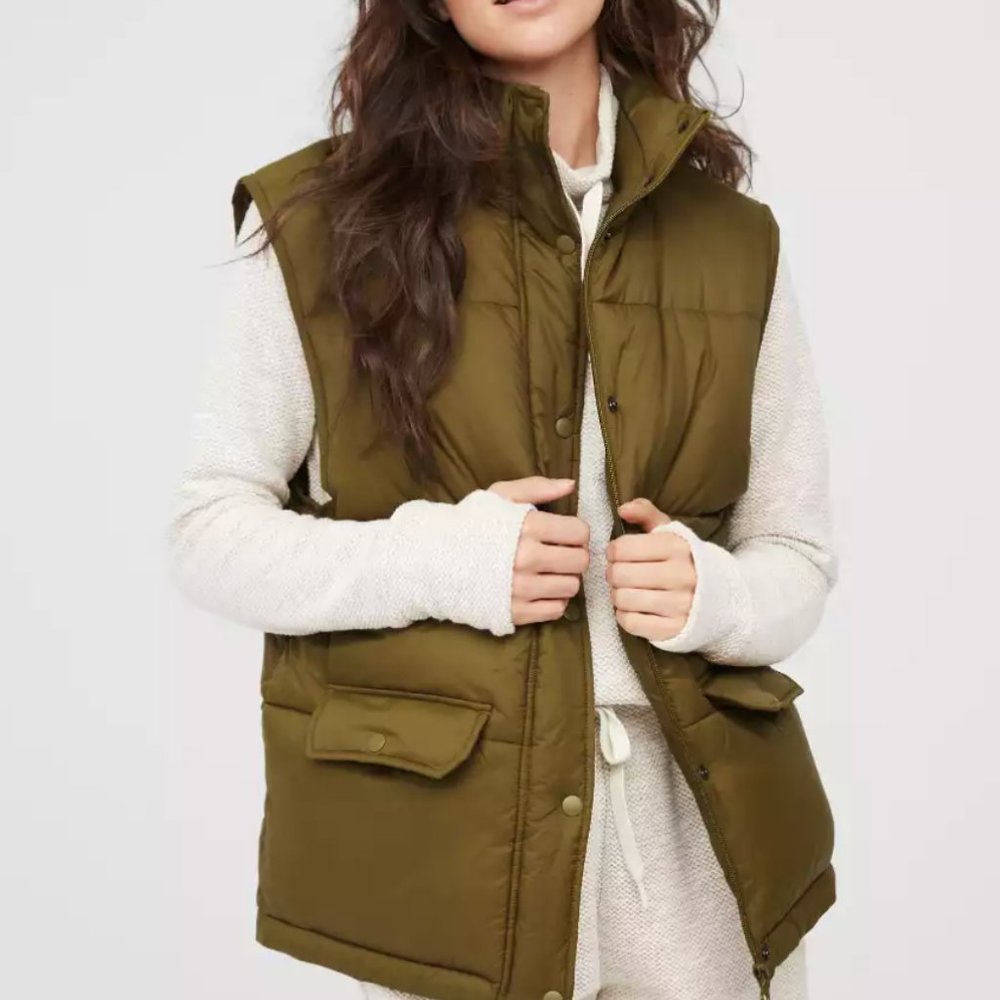 Aerie - OFFLINE By Aerie Puffer Vest - Size US XL, $25